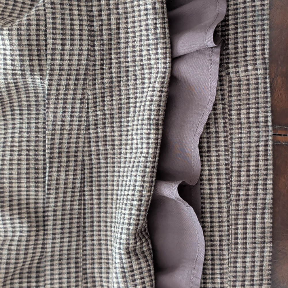 SAMSOE Brown Long Sleeve Puff Shoulder Dress - Picture 13 of 15